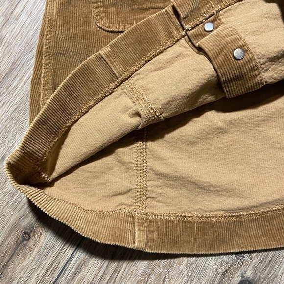 BRANDY Melville Button Front Corduroy Mini Skirt OS - Picture 7 of 10